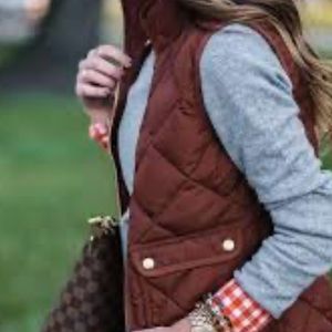 J. Crew Excursion Quilted Down Vest